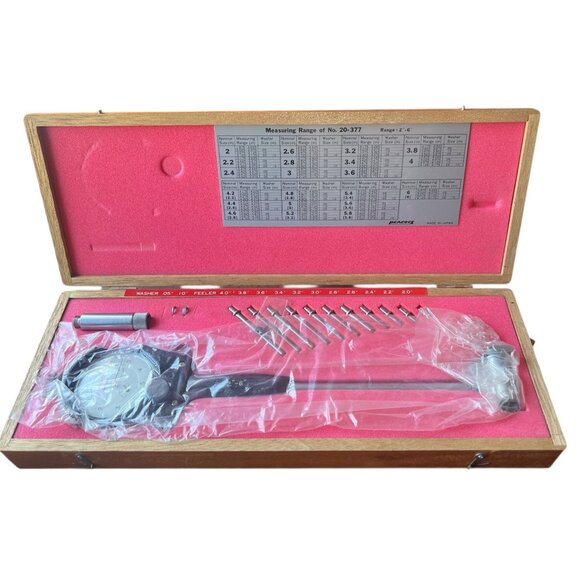 Peacock Dial Bore Gage Set 20-377 Measuring Range 2"-6" Precision Machinist Tool - Picture 1 of 11